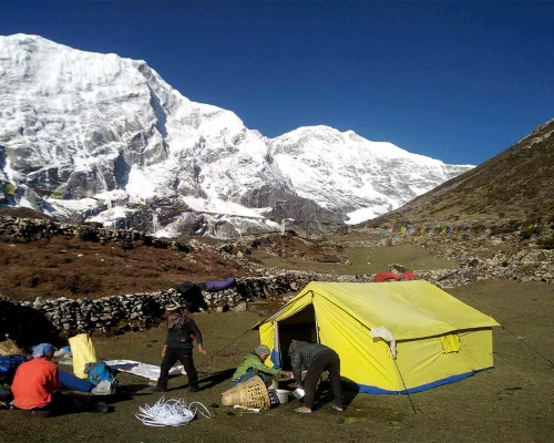 Camping In Rolwaling Trek
