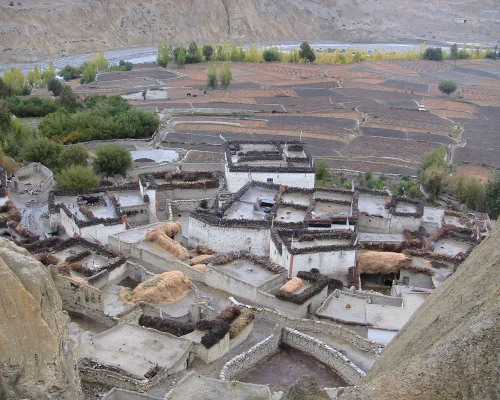 Mountain Village Of Mustang
