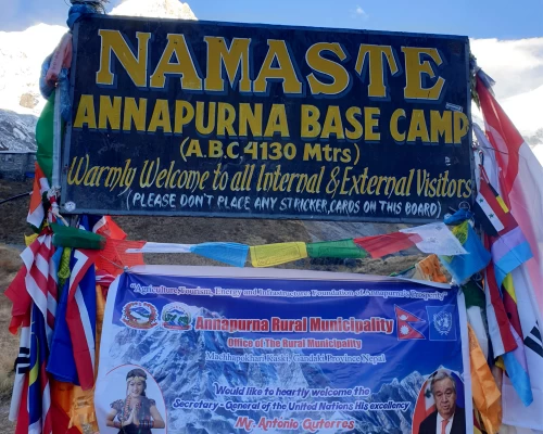 Namaste Annapurna Base Camp
