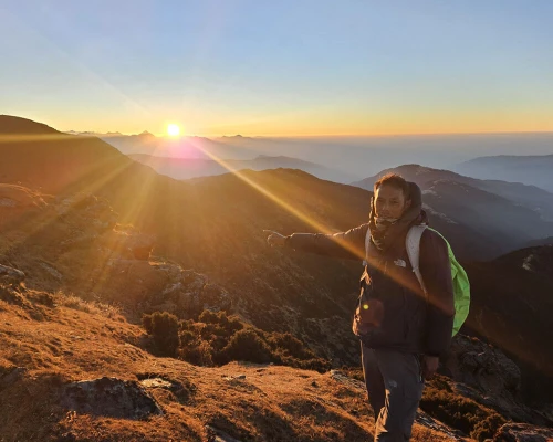 Sunset View From Pikey Peak Base Camp